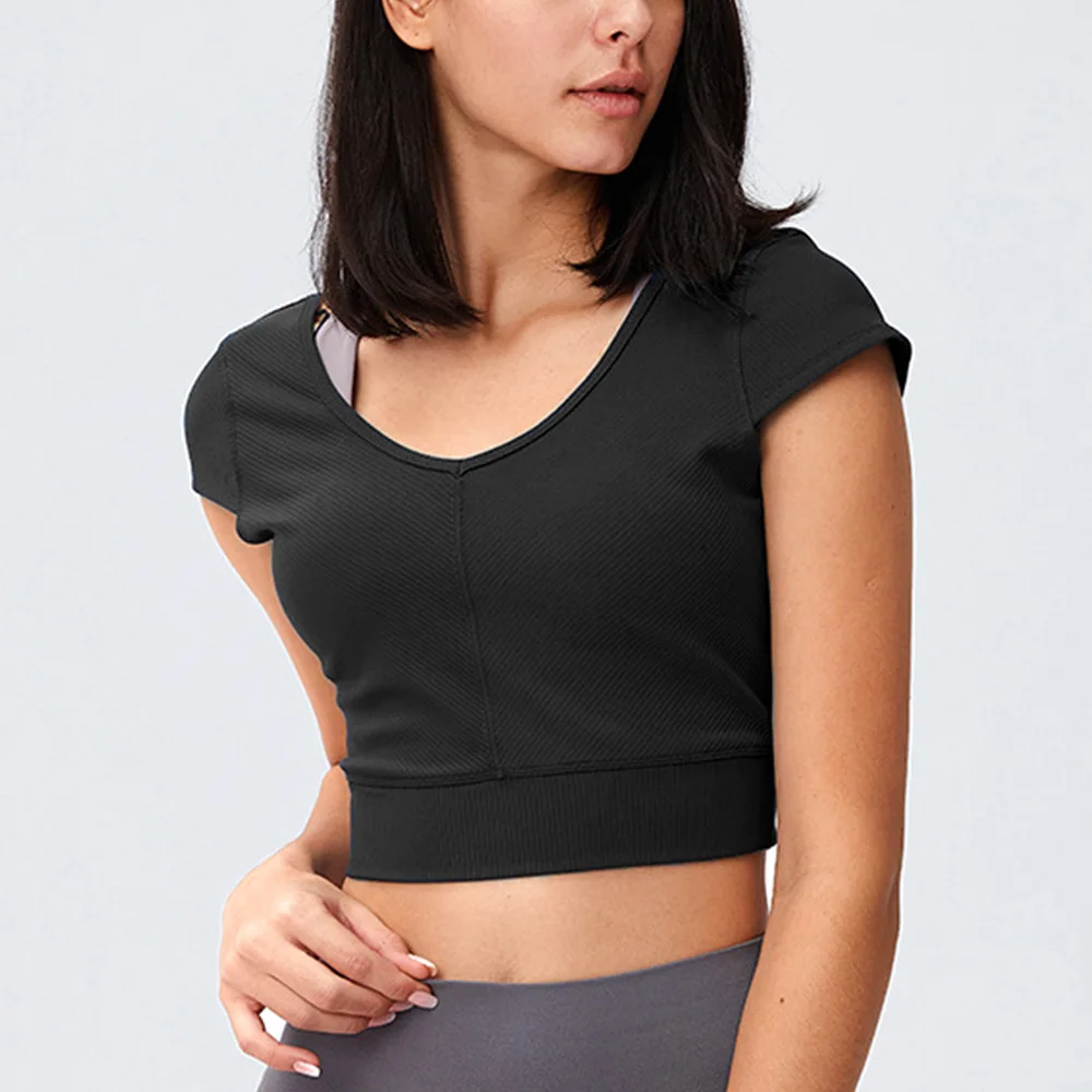 Women Fitness & Yoga Wear Sportswear Shirts Sports Gym Wear xxxx Girl Workout Clothing Varley Top Shorts Sleeve Crop Top T-Shirt
Women Fitness & Yoga Wear Sportswear Shirts Sports Gym Wear xxxx Girl Workout Clothing Varley Top Shorts Sleeve Crop Top T-Shirt