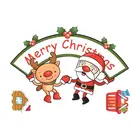 Environmentally Top Quality Environmentally Friendly Merry Christmas Cartoon Stickers