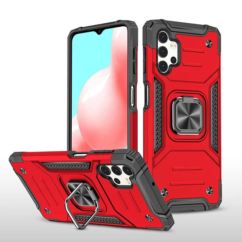 Magnetic Car Mount Back Cover Shockproof Hard PC Bumper Ring Kickstand Phone Case for Samsung Galaxy A32 5G/A72 5G
Magnetic Car Mount Back Cover Shockproof Hard PC Bumper Ring Kickstand Phone Case for Samsung Galaxy A32 5G/A72 5G