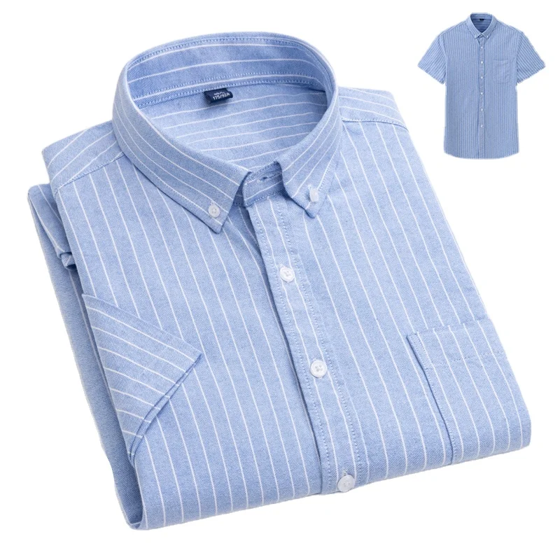Summer Hot Sale Men's Striped Shirt Factory Direct Sale Men's Cotton Shirt, Picture shown
Summer Hot Sale Men's Striped Shirt Factory Direct Sale Men's Cotton Shirt, Picture shown