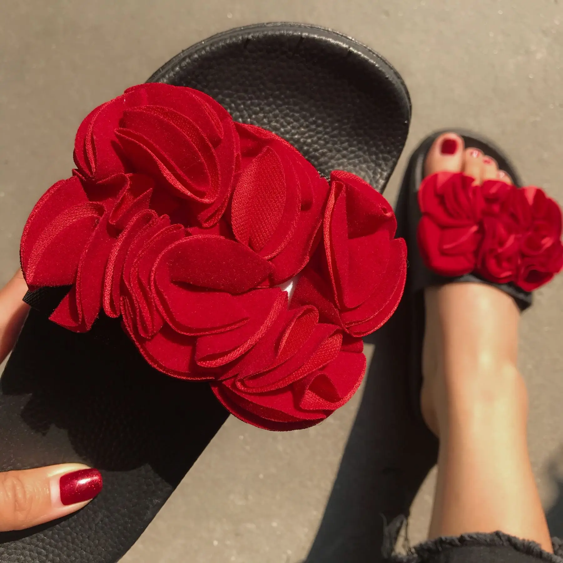 Women's Flats 2020 Flowers Slides Flat Sandals Hot Sale Slippers Wholesale New Fashion Ladies Women's Casual Shoes Sandals
Women's Flats 2020 Flowers Slides Flat Sandals Hot Sale Slippers Wholesale New Fashion Ladies Women's Casual Shoes Sandals