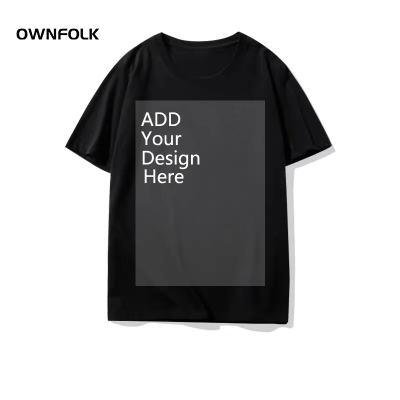 OWNFOLK Wholesale Blank Men's Graphic Tshirts 100% Premium Cotton Print Custom Logo Label Print T Shirt
OWNFOLK Wholesale Blank Men's Graphic Tshirts 100% Premium Cotton Print Custom Logo Label Print T Shirt