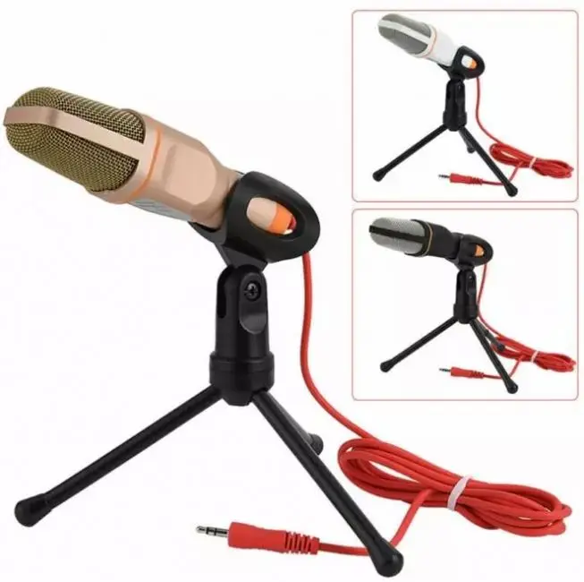 

Wholesale OEM SF666 computer microphone network voice game live broadcast karaoke chat recording mic with desk tripod stand