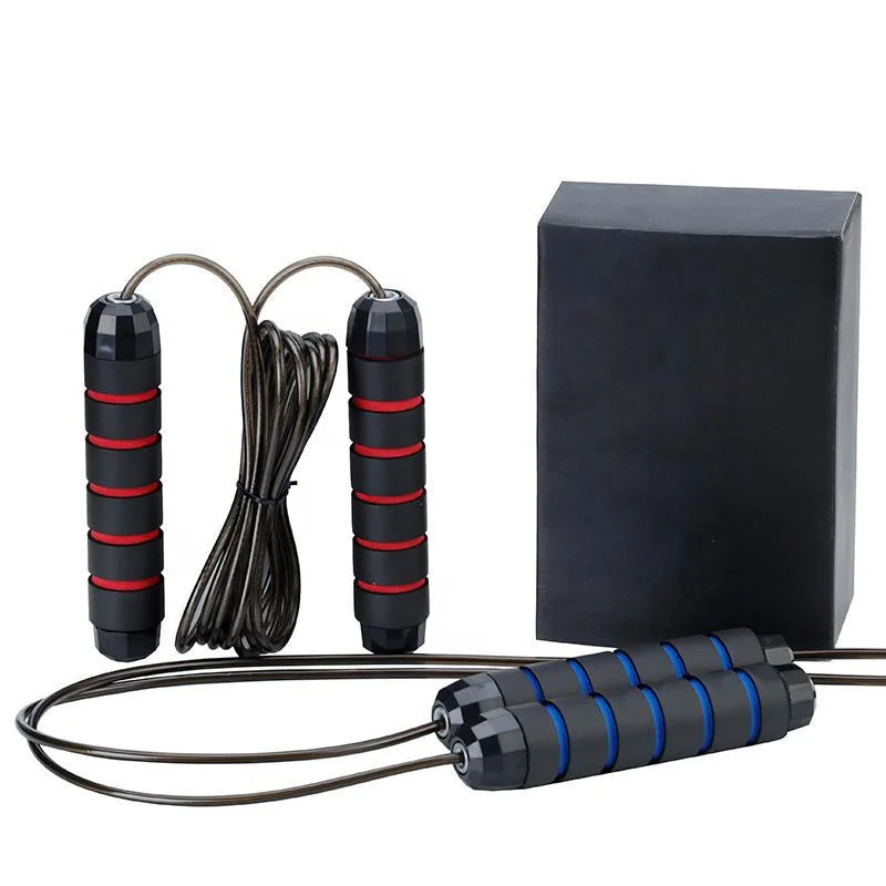 Custom Exercise Gym Workout Training Fitness Heavy Steel Cable Wire Bearing Weighted Skipping Rope Adjustable Speed Jump Rope
Custom Exercise Gym Workout Training Fitness Heavy Steel Cable Wire Bearing Weighted Skipping Rope Adjustable Speed Jump Rope