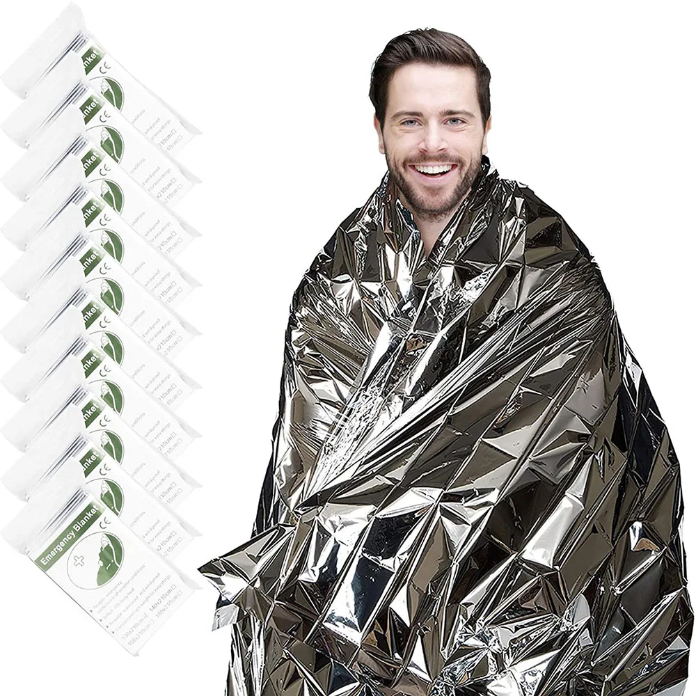FLQ Lightweight Emergency Mylar Thermal Survival Blanket Suitable for Outdoor Hiking Marathons Camping, Silver
FLQ Lightweight Emergency Mylar Thermal Survival Blanket Suitable for Outdoor Hiking Marathons Camping, Silver