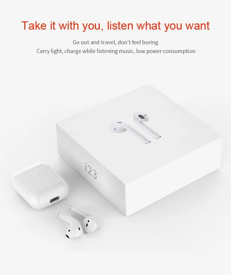 world best selling products wireless earbuds i99 tws with display screen wirlesless charging headphone i100 i200 i500 tws i23 - ANKUX.COM