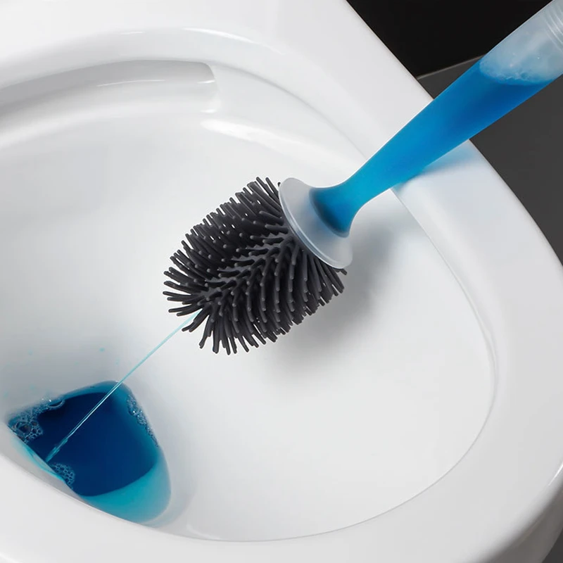 FF372 New Design Toilet Cleaner Soap Dispensing Liquid Bathroom Cleaning Brush TPR Silicone Toilet Brush, Gray
FF372 New Design Toilet Cleaner Soap Dispensing Liquid Bathroom Cleaning Brush TPR Silicone Toilet Brush, Gray