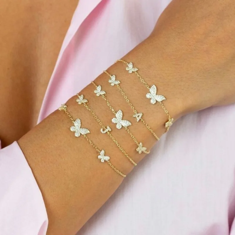 High quality Gold Plated Cuban Link Chain Bracelet Full Bling zircon Cuban Chain Butterfly Bracelet SL-BC011
High quality Gold Plated Cuban Link Chain Bracelet Full Bling zircon Cuban Chain Butterfly Bracelet SL-BC011