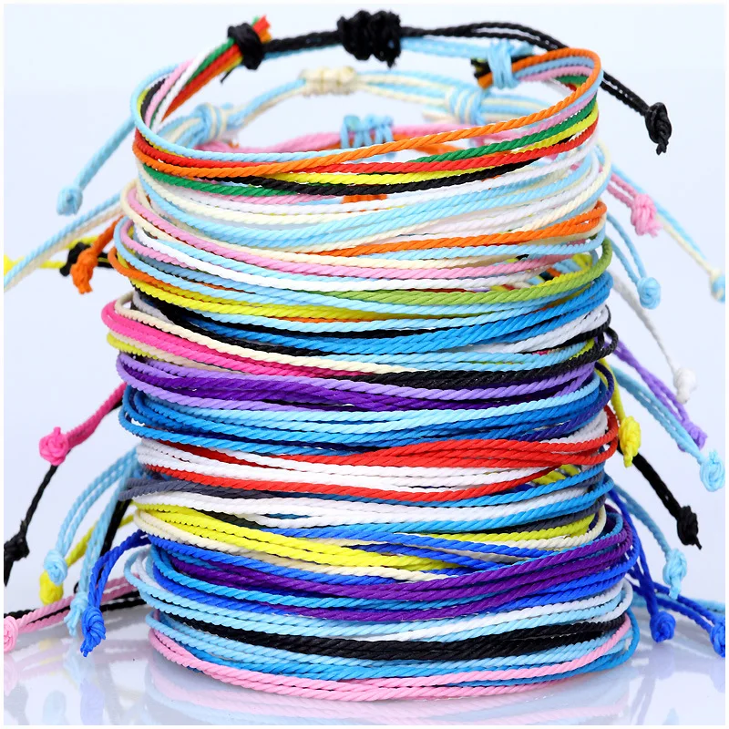 Cheap Waterproof Adjustable Multi-layer Women Multi-Color Boho Handmade Jewelry Hand-woven Wax String Bracelets, 56colors
Cheap Waterproof Adjustable Multi-layer Women Multi-Color Boho Handmade Jewelry Hand-woven Wax String Bracelets, 56colors
