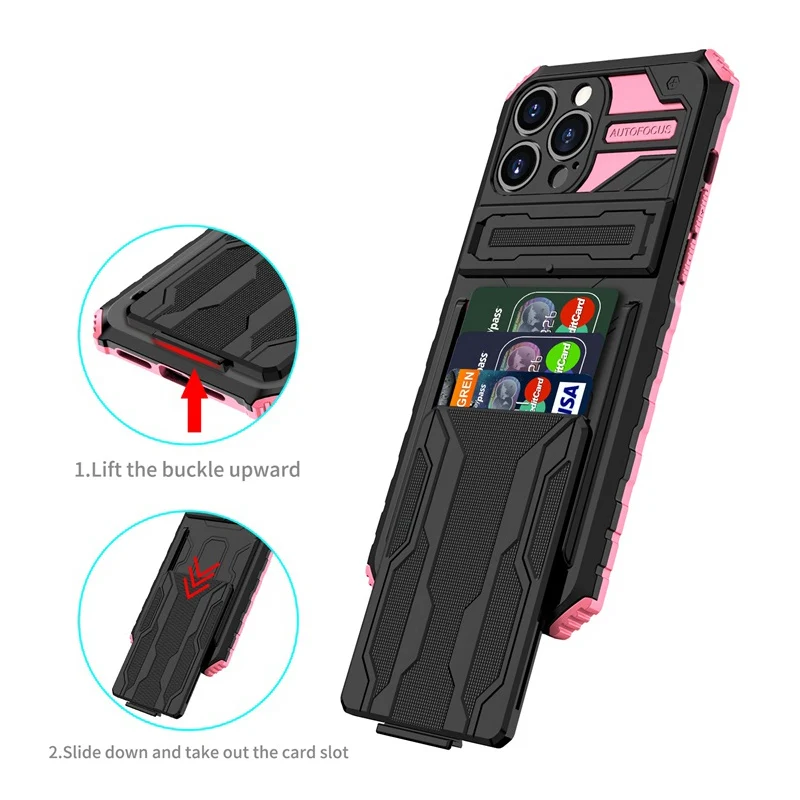 Armor Wallet Cell Phone Case for iPhone 13 Pro Max 11 12 XS X XR 7 8 Plus Rugged Mobile Back Covers with Kickstand, Colors optional
Armor Wallet Cell Phone Case for iPhone 13 Pro Max 11 12 XS X XR 7 8 Plus Rugged Mobile Back Covers with Kickstand, Colors optional