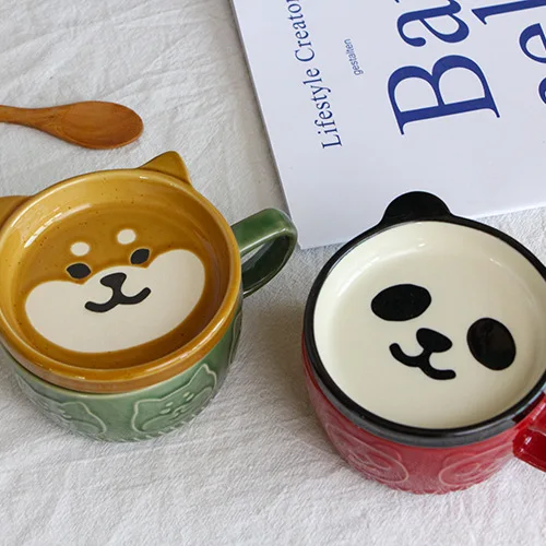 Madou Cute Ceramic Unique Gift Mug Carton Panda Shiba Coffee Milk Stoneware Cup, As picture/customized
Madou Cute Ceramic Unique Gift Mug Carton Panda Shiba Coffee Milk Stoneware Cup, As picture/customized
