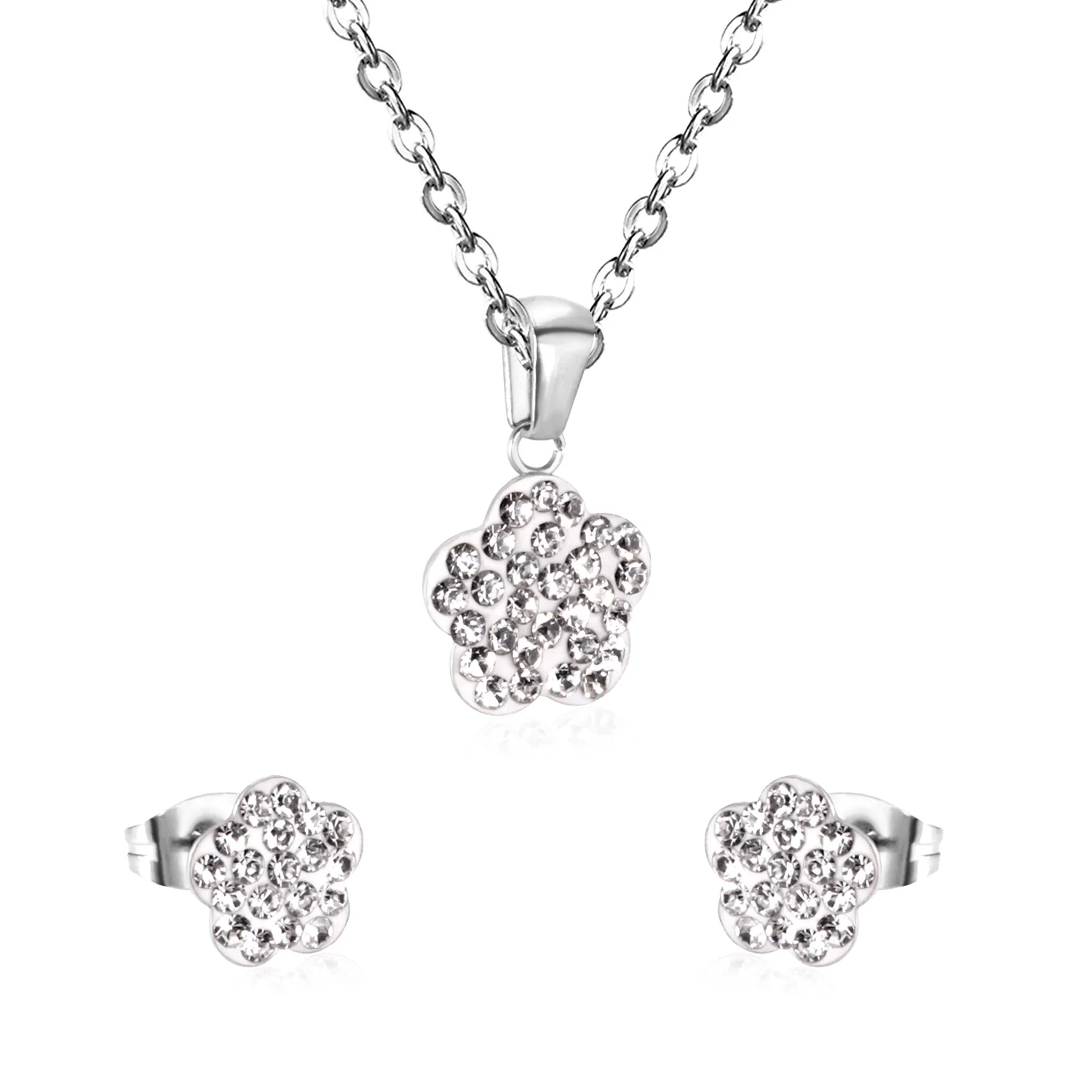 Fashion style gold and silver stainless steel jewelry set with zircon, Silver and gold
Fashion style gold and silver stainless steel jewelry set with zircon, Silver and gold