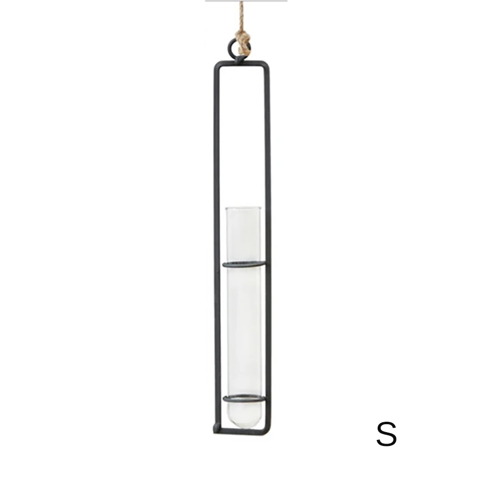 Hanging Glass Planter Water Iron Art Hydroponic Vase Transparent Test Tube Flower Hanging Bottle Home Decoration S, Transparent and black
Hanging Glass Planter Water Iron Art Hydroponic Vase Transparent Test Tube Flower Hanging Bottle Home Decoration S, Transparent and black