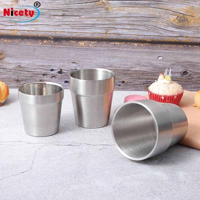 Nicety stainless steel cups for kids double wall metal cup for drinking kids cups for outdoor
Nicety stainless steel cups for kids double wall metal cup for drinking kids cups for outdoor