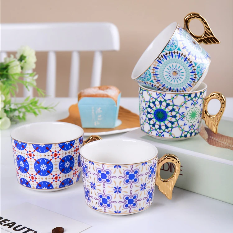 HY Arabic Ceramic Coffee Cup Set Vintage European Espresso Cups White Porcelain Tea Cup Cafe Drinkware
HY Arabic Ceramic Coffee Cup Set Vintage European Espresso Cups White Porcelain Tea Cup Cafe Drinkware