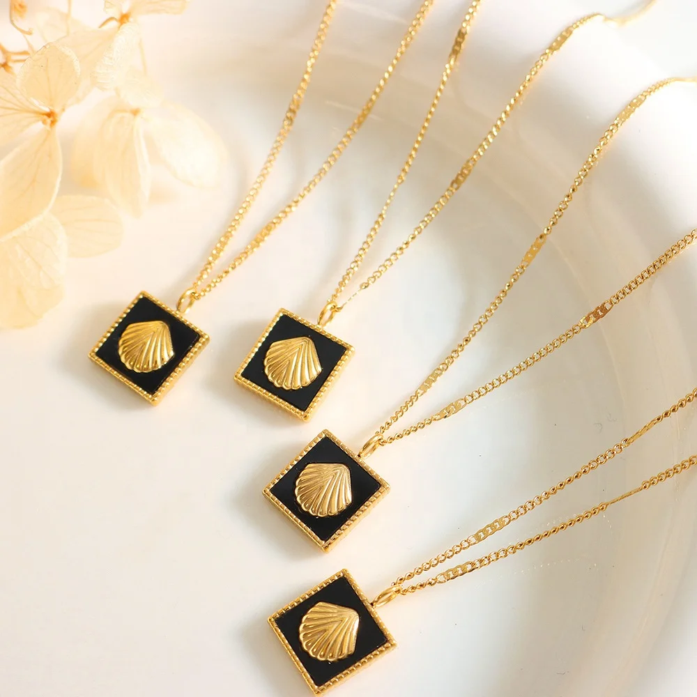 Ins Dainty Shell Shape Reteo Rectangular Pendant 18K Gold Plated Silver Plated Pendant Necklace Earring
Ins Dainty Shell Shape Reteo Rectangular Pendant 18K Gold Plated Silver Plated Pendant Necklace Earring