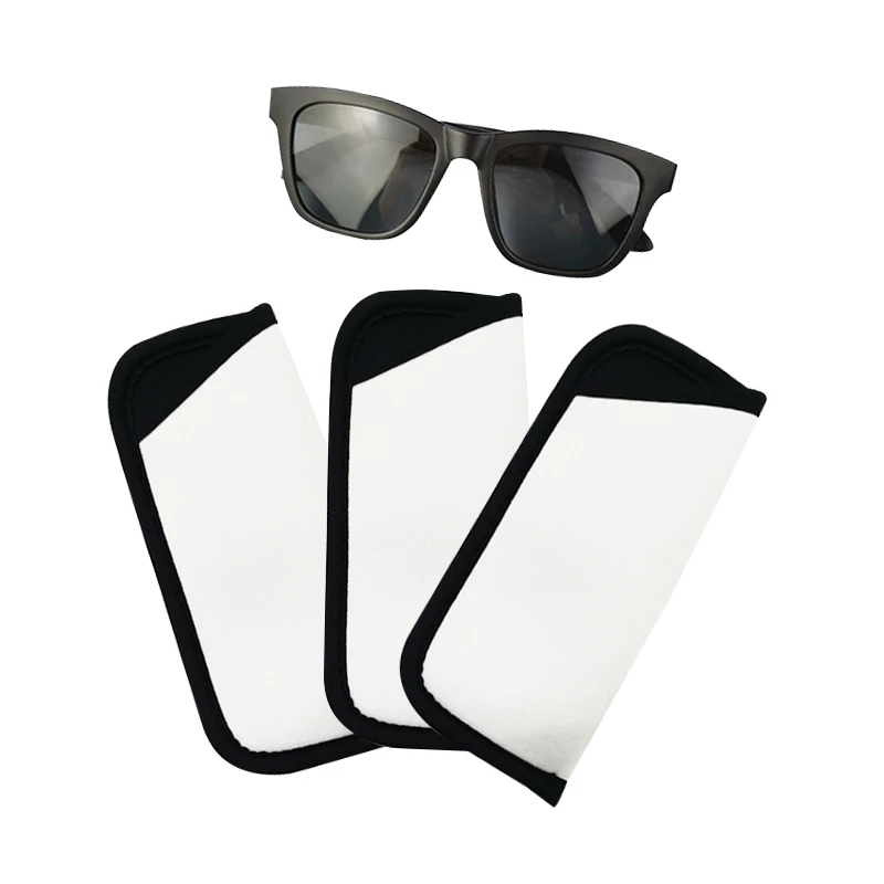 RTS blank white neoprene eye glasses holder/pouch sunglasses sleeves for sublimation, Customzied color 
RTS blank white neoprene eye glasses holder/pouch sunglasses sleeves for sublimation, Customzied color