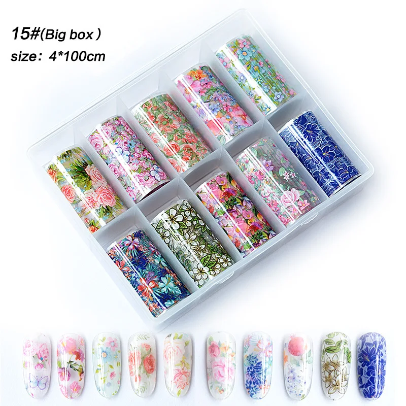 Nail Polish Foil Adhesive Decals Butterfly Flower Pattern Stickers for Women Girls DIY Nail Art Decoration, 20 colors
Nail Polish Foil Adhesive Decals Butterfly Flower Pattern Stickers for Women Girls DIY Nail Art Decoration, 20 colors