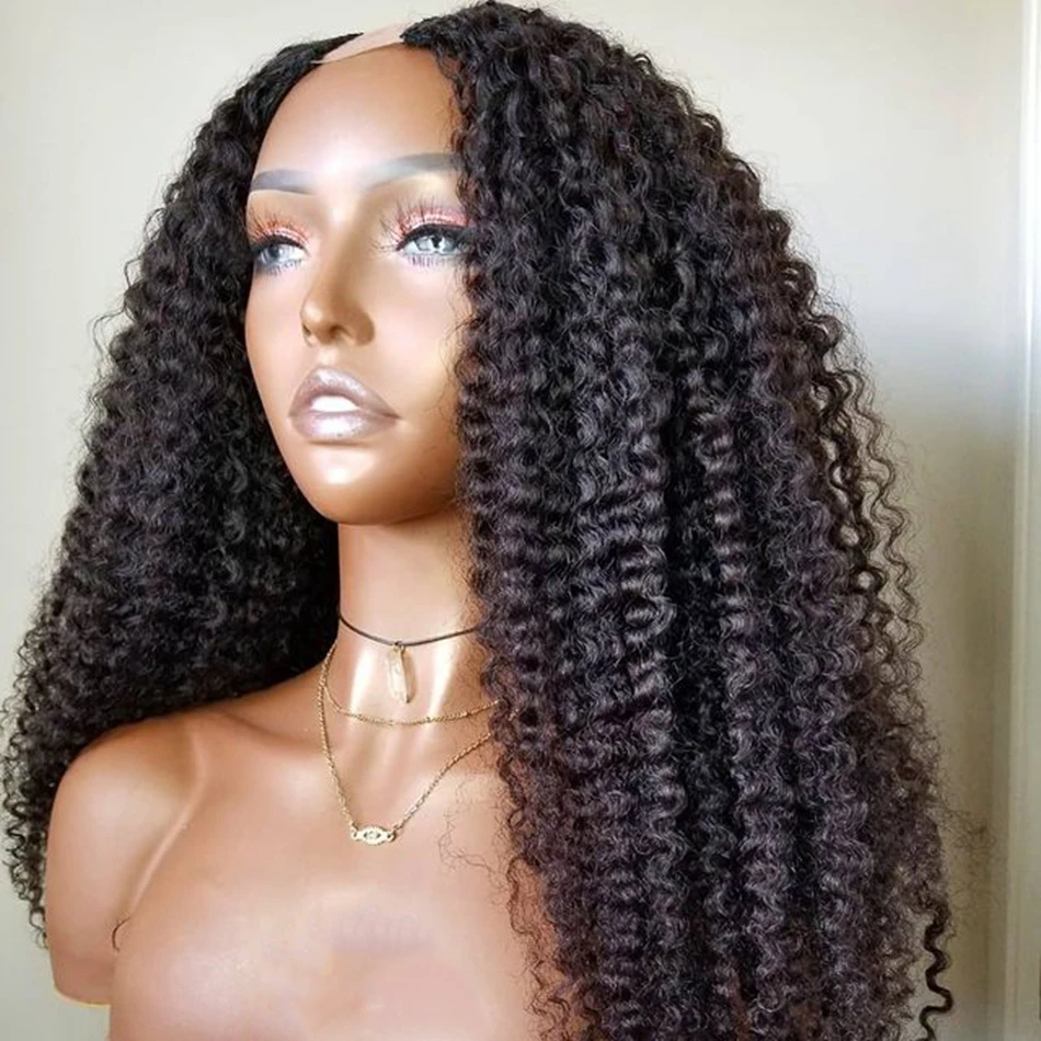 Malaysia U Part Human Hair Wigs 100% Unprocessed U Part Kinky Curly 200 Density Indian Remy Hair Machine Made Wigs for Women, Natrual color wig
Malaysia U Part Human Hair Wigs 100% Unprocessed U Part Kinky Curly 200 Density Indian Remy Hair Machine Made Wigs for Women, Natrual color wig
