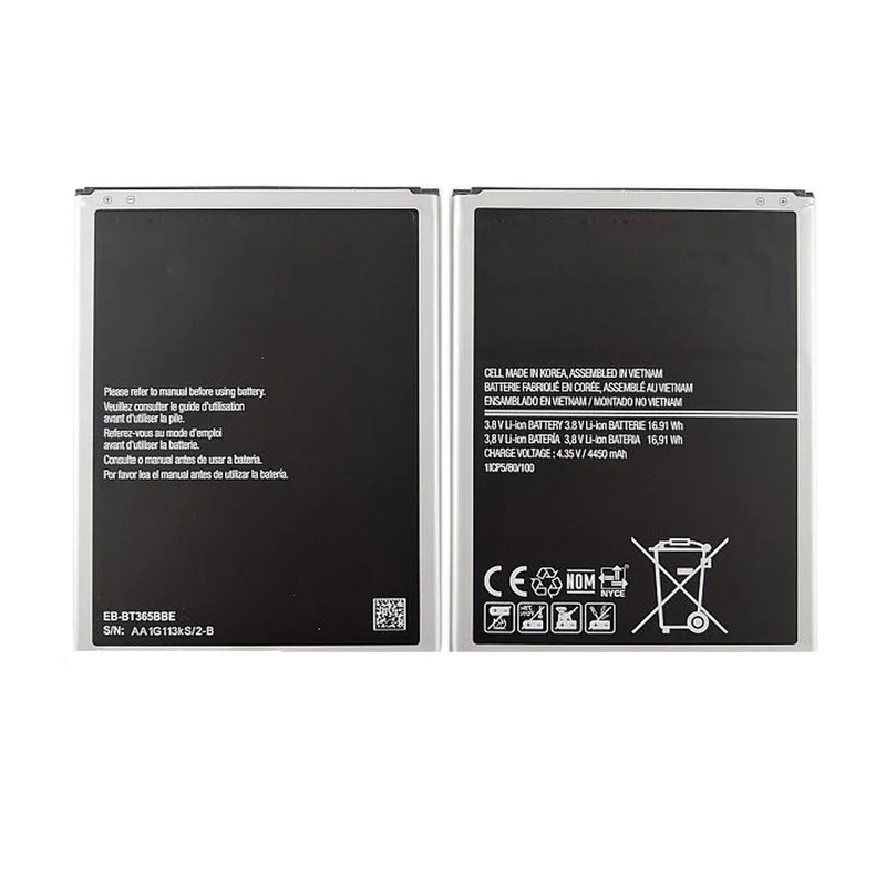 Custom High Capacity 4900mah Replacement EB-BT365BBC Battery For Samsung galaxy Tab Active2 SM-T395C T360 T365
Custom High Capacity 4900mah Replacement EB-BT365BBC Battery For Samsung galaxy Tab Active2 SM-T395C T360 T365
