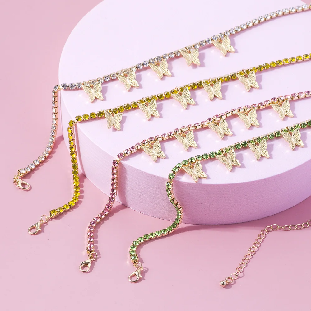 2020 New Trendy Butterfly Choker Necklace For Women Colorful Crystal Rhinestone Butterfly Necklace Fashion Female Jewelry Gifts
2020 New Trendy Butterfly Choker Necklace For Women Colorful Crystal Rhinestone Butterfly Necklace Fashion Female Jewelry Gifts