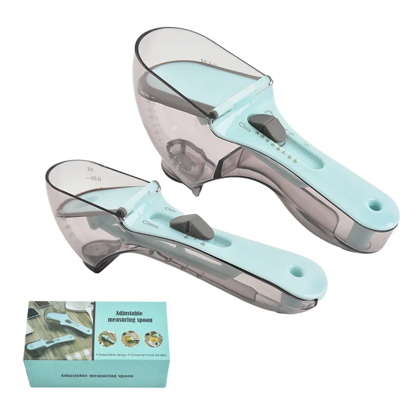 2021 New Home 2pcs Adjustable Baking Scoop Measuring Cups And Spoon Set With Scale, As the picture
2021 New Home 2pcs Adjustable Baking Scoop Measuring Cups And Spoon Set With Scale, As the picture