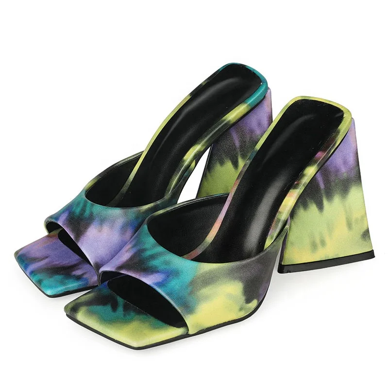 2021 Fashion Design Microfiber 3D Printing Materials Women's Fashion Chunky Heel Sandals Slip On Tie-Dye Heels Women Dress Shoes, Green,orange,yelow
2021 Fashion Design Microfiber 3D Printing Materials Women's Fashion Chunky Heel Sandals Slip On Tie-Dye Heels Women Dress Shoes, Green,orange,yelow