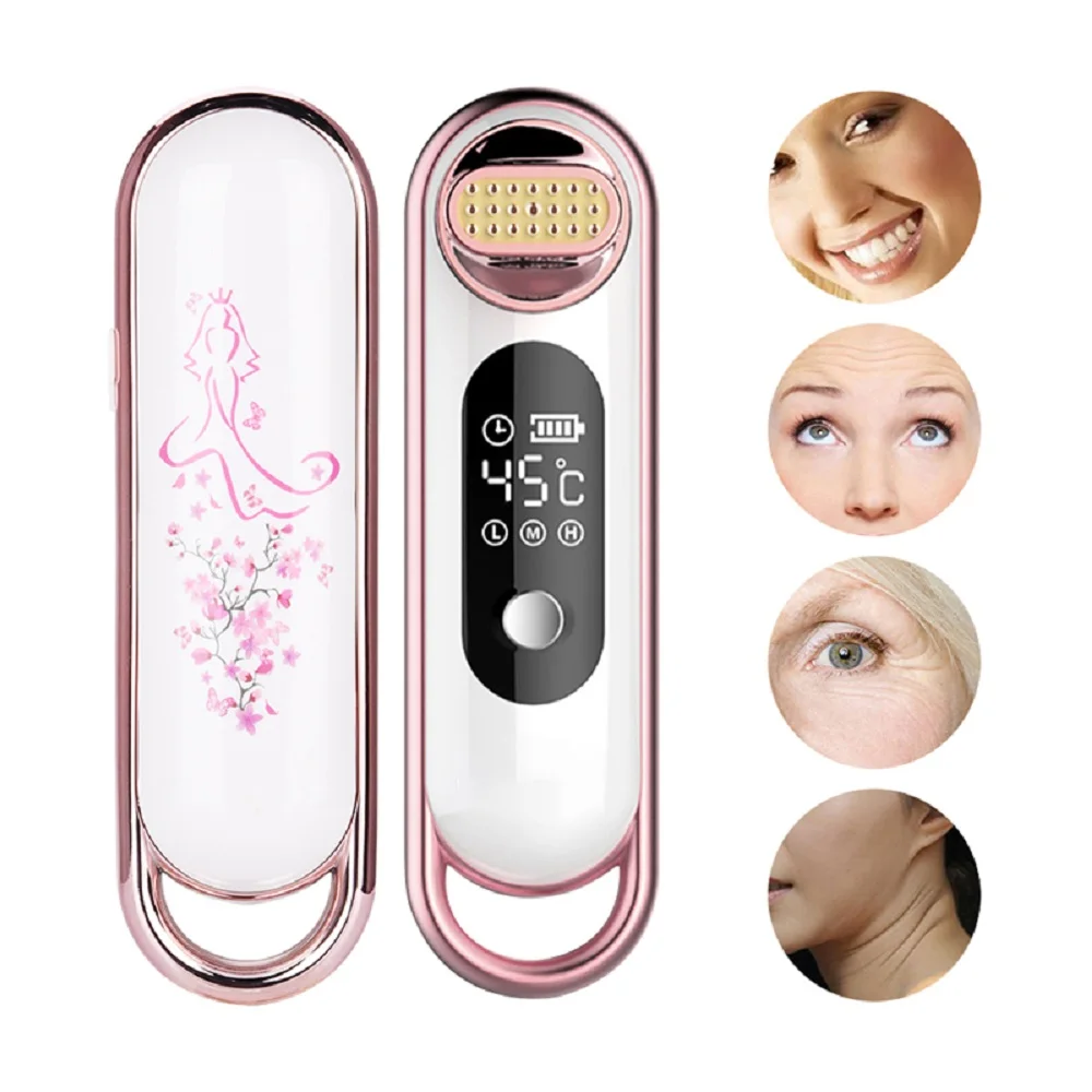 YZORA LED facial smart thermal probe treatment lift beauty instrument ems skin tightening micro needle machine rf equipment, White and pink
YZORA LED facial smart thermal probe treatment lift beauty instrument ems skin tightening micro needle machine rf equipment, White and pink