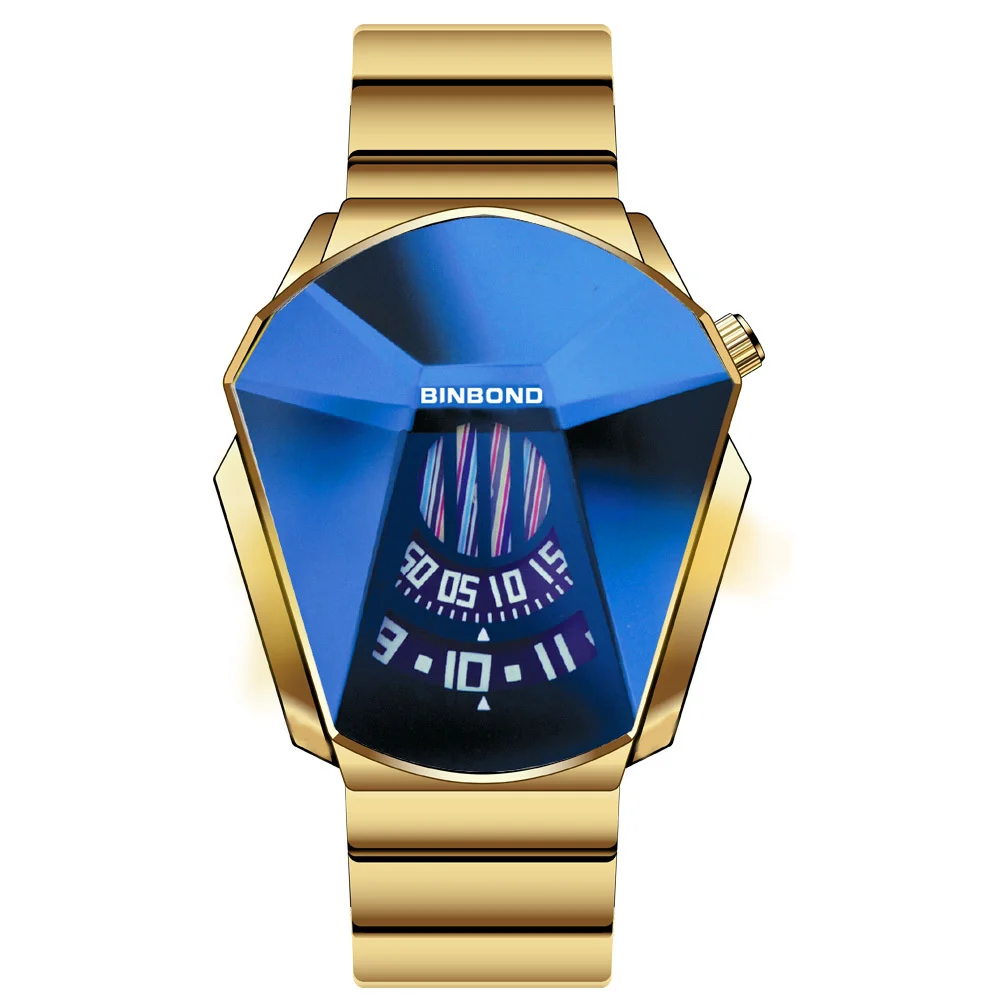 New Stainless Steel Luxury Trendy Fashion Watch Male Domineering Black Technology Watch, As the picture
New Stainless Steel Luxury Trendy Fashion Watch Male Domineering Black Technology Watch, As the picture