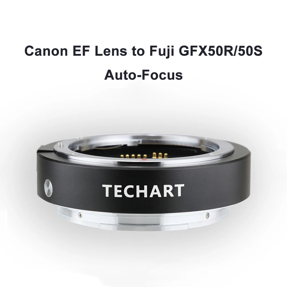 

Techart EF-GFX EF-FG01 Camera Adapter Mount for Canon EF Lens to Fujifilm GFX Auto focus Adapter for GFX50R GFX50S GFX 50R 50S