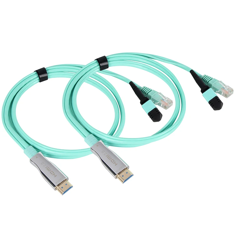 MPO+RJ45 TX RX Cable Smart NET-FIBER HDMI Cable Slim HDMI 2.0V Support 18Gbps HDCP for Office Project
MPO+RJ45 TX RX Cable Smart NET-FIBER HDMI Cable Slim HDMI 2.0V Support 18Gbps HDCP for Office Project