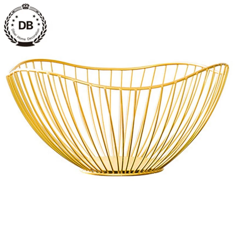 Wedding Party Beautiful Shape for Iron Storage Food Basket Multi-functional Bowls, Gold/black/white
Wedding Party Beautiful Shape for Iron Storage Food Basket Multi-functional Bowls, Gold/black/white