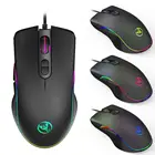 Custom CP190 Chip 1000Hz Adjustable 6400 DPI LED RGB 7D USB Wired Optical PC Computer Gaming Mouse for Desktop Gamer