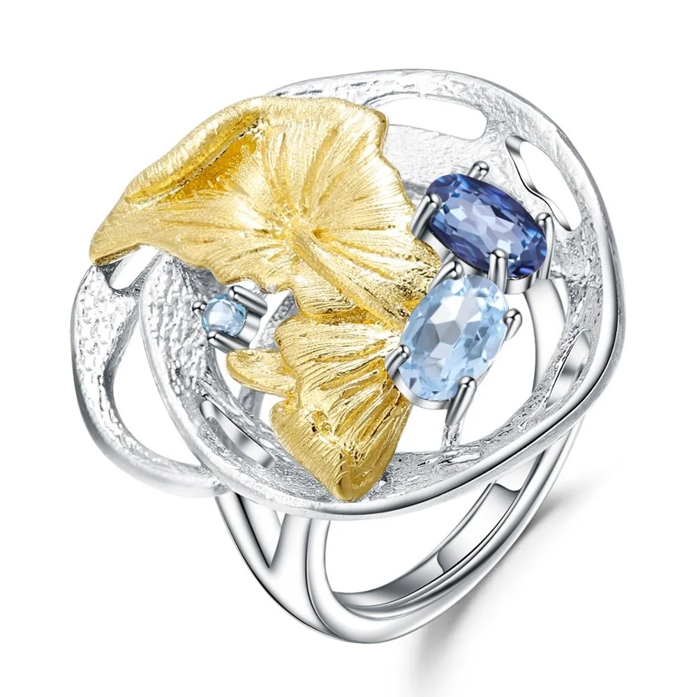 Abiding Custom Mix Naturalgemstone Blue Topaz Gold Plated 925 Sterling Silver Ring Fashion Jewelry Women
Abiding Custom Mix Naturalgemstone Blue Topaz Gold Plated 925 Sterling Silver Ring Fashion Jewelry Women