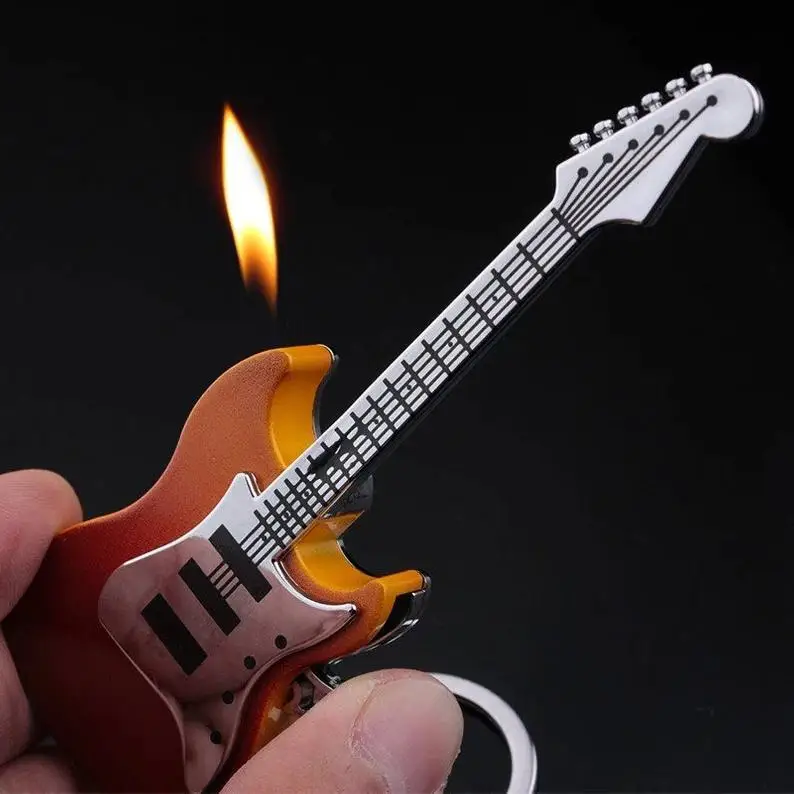 Creative Exclusive Guitar Lighter Portable Keychain lighters Dropshipping By yunexpress yanwen DHL eCommerce
Creative Exclusive Guitar Lighter Portable Keychain lighters Dropshipping By yunexpress yanwen DHL eCommerce