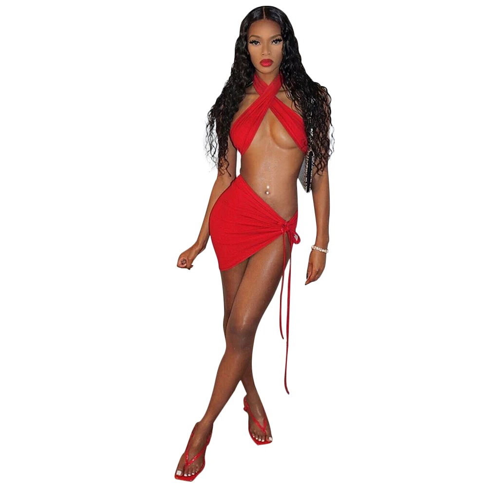 8572 Knitting Cotton Material Two Piece Sets Women Sexy Slim Crop Tops A-Line Skirts Ladies Dress Womens Nightclub 2 piece sets
8572 Knitting Cotton Material Two Piece Sets Women Sexy Slim Crop Tops A-Line Skirts Ladies Dress Womens Nightclub 2 piece sets