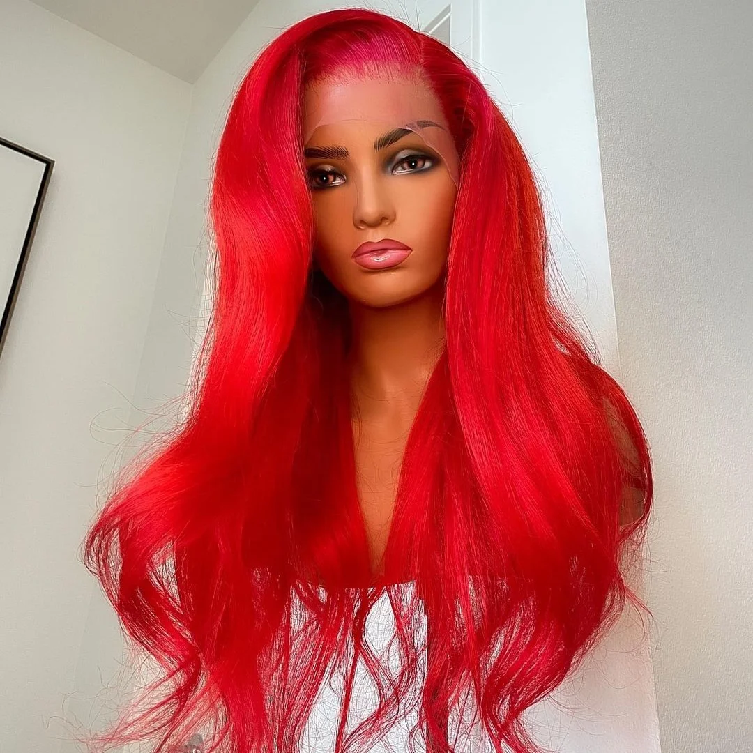 new Body Wave perruque naturelle Colored Human Hair pre pluck Lace Front Wigs Transparent Wig Red Remy Brazilian Wigs
new Body Wave perruque naturelle Colored Human Hair pre pluck Lace Front Wigs Transparent Wig Red Remy Brazilian Wigs