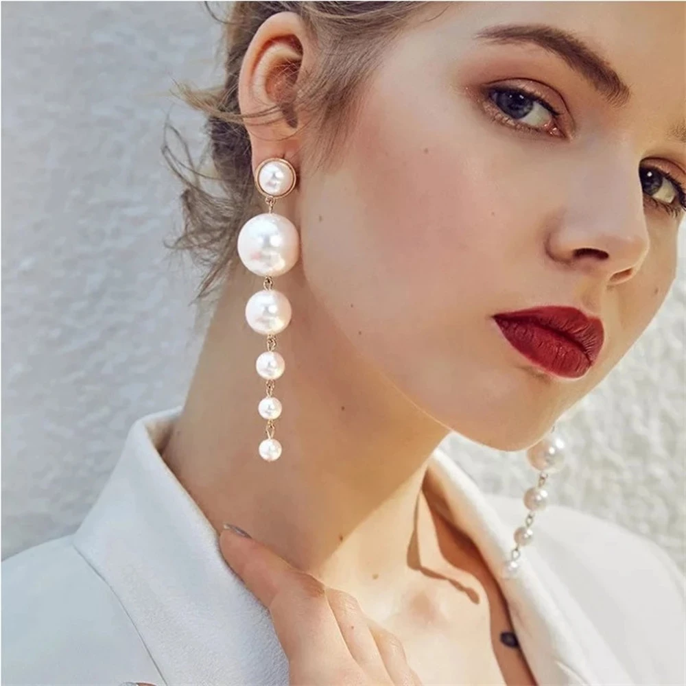 Fashion Heart Pearl Pendant Earrings For Women Girl Valentine's Day present, Show in the picture
Fashion Heart Pearl Pendant Earrings For Women Girl Valentine's Day present, Show in the picture