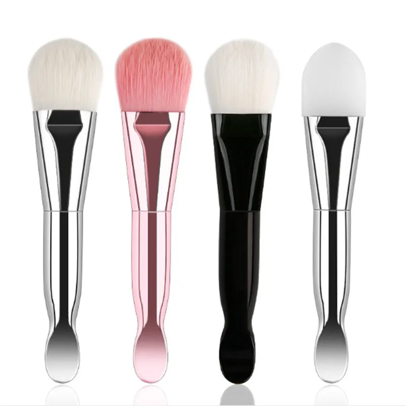 Synthetic hair mini facial mask brush silicone face mask brush with spoon handle blender brush custom logo
Synthetic hair mini facial mask brush silicone face mask brush with spoon handle blender brush custom logo