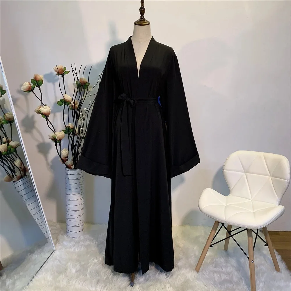 Yibaoli Manufacturer well Made classic design loose fit with belt long black kimono abaya robe kimono, Black,balckish green,navy,brown,red,gray
Yibaoli Manufacturer well Made classic design loose fit with belt long black kimono abaya robe kimono, Black,balckish green,navy,brown,red,gray