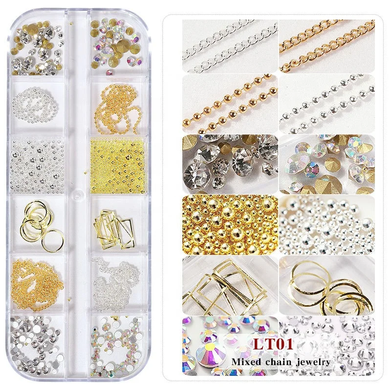 Mix Style Stars Chain Metal Rivet Nail Art Decoration Gold Silver UV Gel Polish Manicure DIY Charms 3D Nail Rhinestone, Picture
Mix Style Stars Chain Metal Rivet Nail Art Decoration Gold Silver UV Gel Polish Manicure DIY Charms 3D Nail Rhinestone, Picture