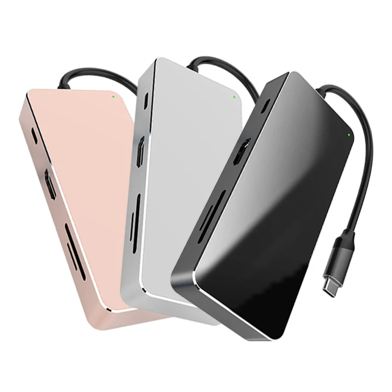 Universal Laptop Accessories Silver Usb 3.0 Port Uhd 7 In 1 Type C Usb Hub For Surface Pro 7, Black, rose gold, silver 
Universal Laptop Accessories Silver Usb 3.0 Port Uhd 7 In 1 Type C Usb Hub For Surface Pro 7, Black, rose gold, silver