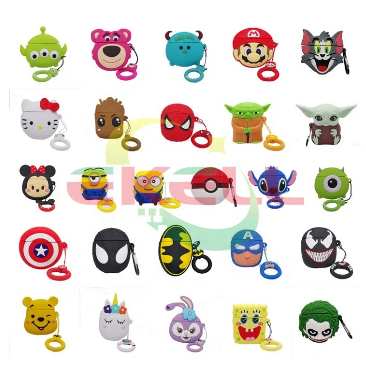 2021 Latest Fashion Protective Cove 3D Cartoon Pattern For Air Pods Pro Soft Silicone Earphone Case
2021 Latest Fashion Protective Cove 3D Cartoon Pattern For Air Pods Pro Soft Silicone Earphone Case
