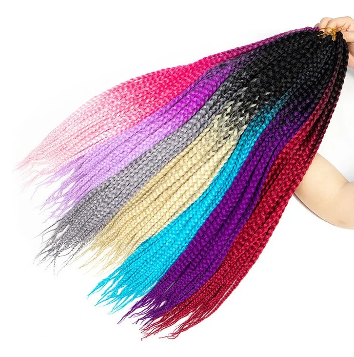 LW-57QT Wholesale 24inch 100g 3x Synthetic Hair Braids Gradient Ombre Braiding Hair, Color list attached
LW-57QT Wholesale 24inch 100g 3x Synthetic Hair Braids Gradient Ombre Braiding Hair, Color list attached