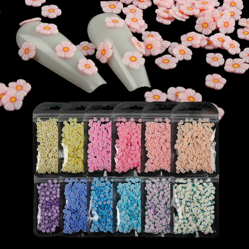 New 3D Flower Manicure Decoration DIY Design Nail Charms Accessory Candy Color Soft Pottery 3D Flower For Nails
New 3D Flower Manicure Decoration DIY Design Nail Charms Accessory Candy Color Soft Pottery 3D Flower For Nails