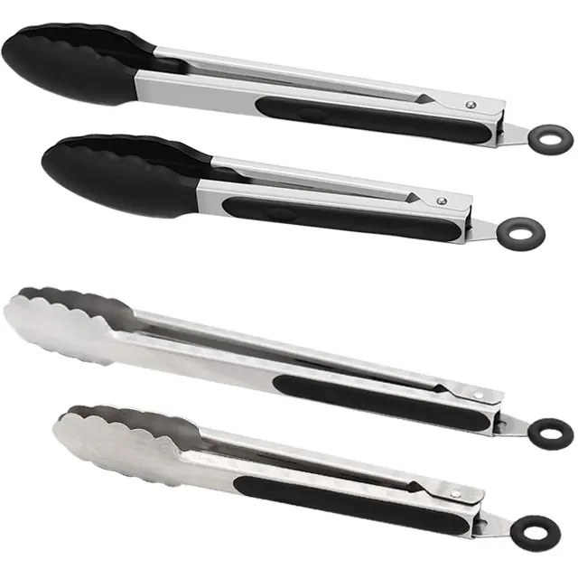 Kitchen Tong Non-Slip Stainless Steel Silicone Environmentally Friendly Kitchen Cooking BBQ Food Tong
Kitchen Tong Non-Slip Stainless Steel Silicone Environmentally Friendly Kitchen Cooking BBQ Food Tong
