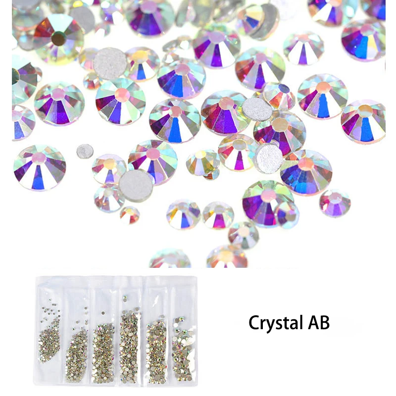 Yantuo Strass Crystal 6 Blanks Crystal AB Non Hot Fix Mixed Sizes Machine cut Rhinestones for make up
Yantuo Strass Crystal 6 Blanks Crystal AB Non Hot Fix Mixed Sizes Machine cut Rhinestones for make up