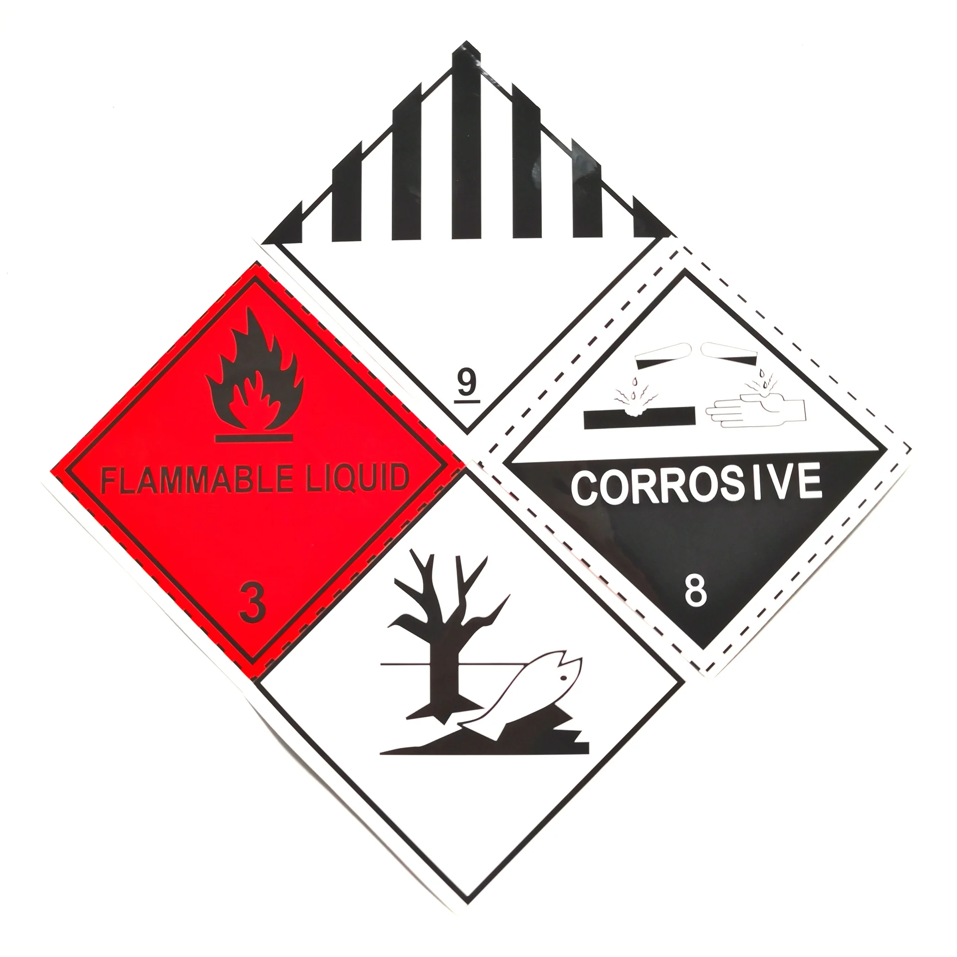 定制防水易燃液体危险良好的标签