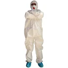 Cleaning Uniform Cleanroom Clothing Suit Disposable Overalls Protective Clothes Working Men Microporous Coverall