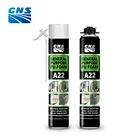 GNS A22 750ml pu foam spray general purpose polyurethane foam 750ml bulk expandable strong pu foam
